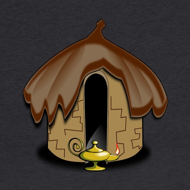 Hut with a magic Lamp by teedesign20